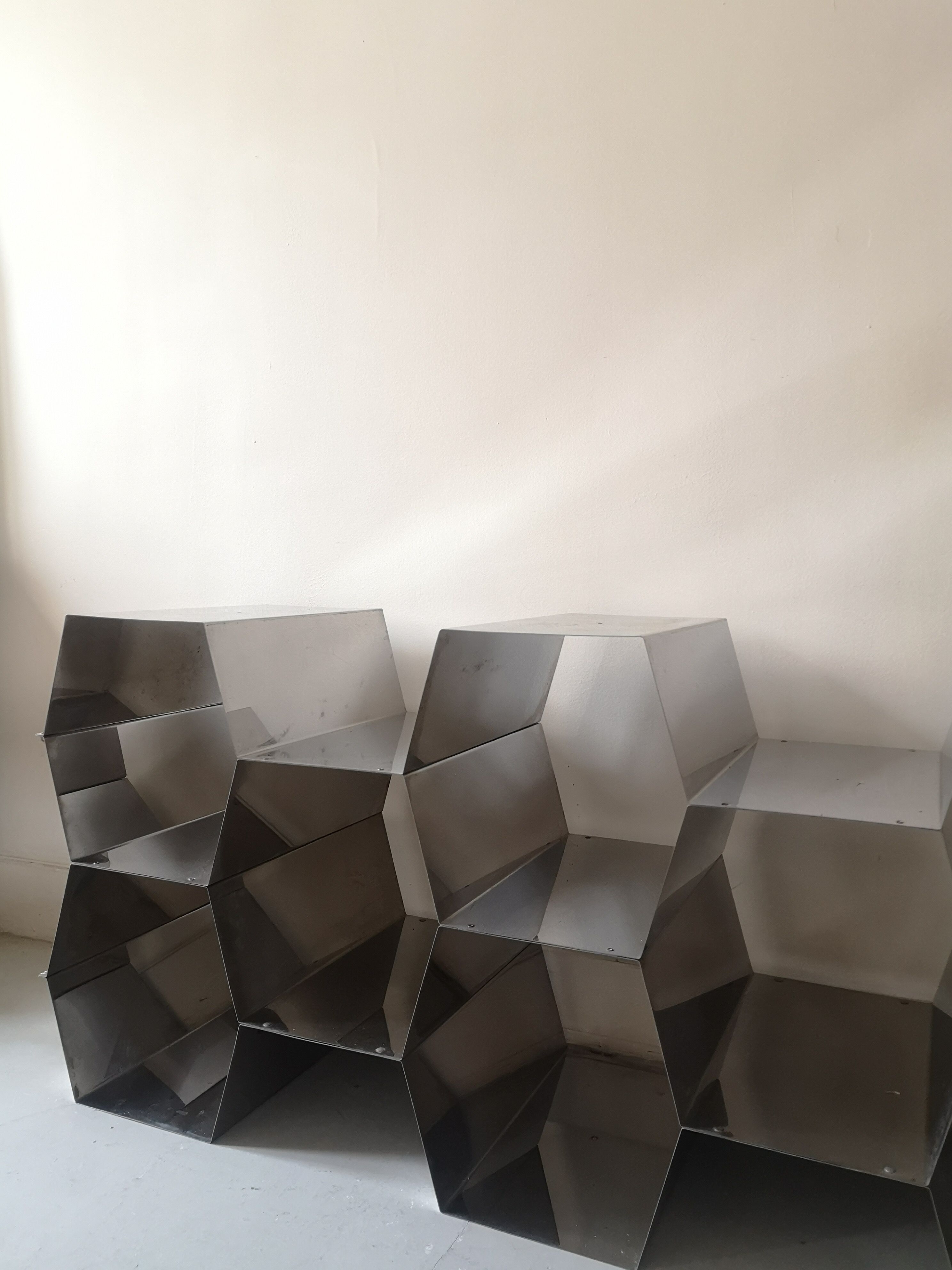 Metal floor library 1970