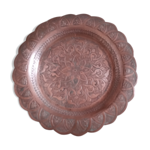 Assiette en bronze ecole - atelier