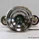 Bouillotte lamp in silver metal, empire style - early twentieth century