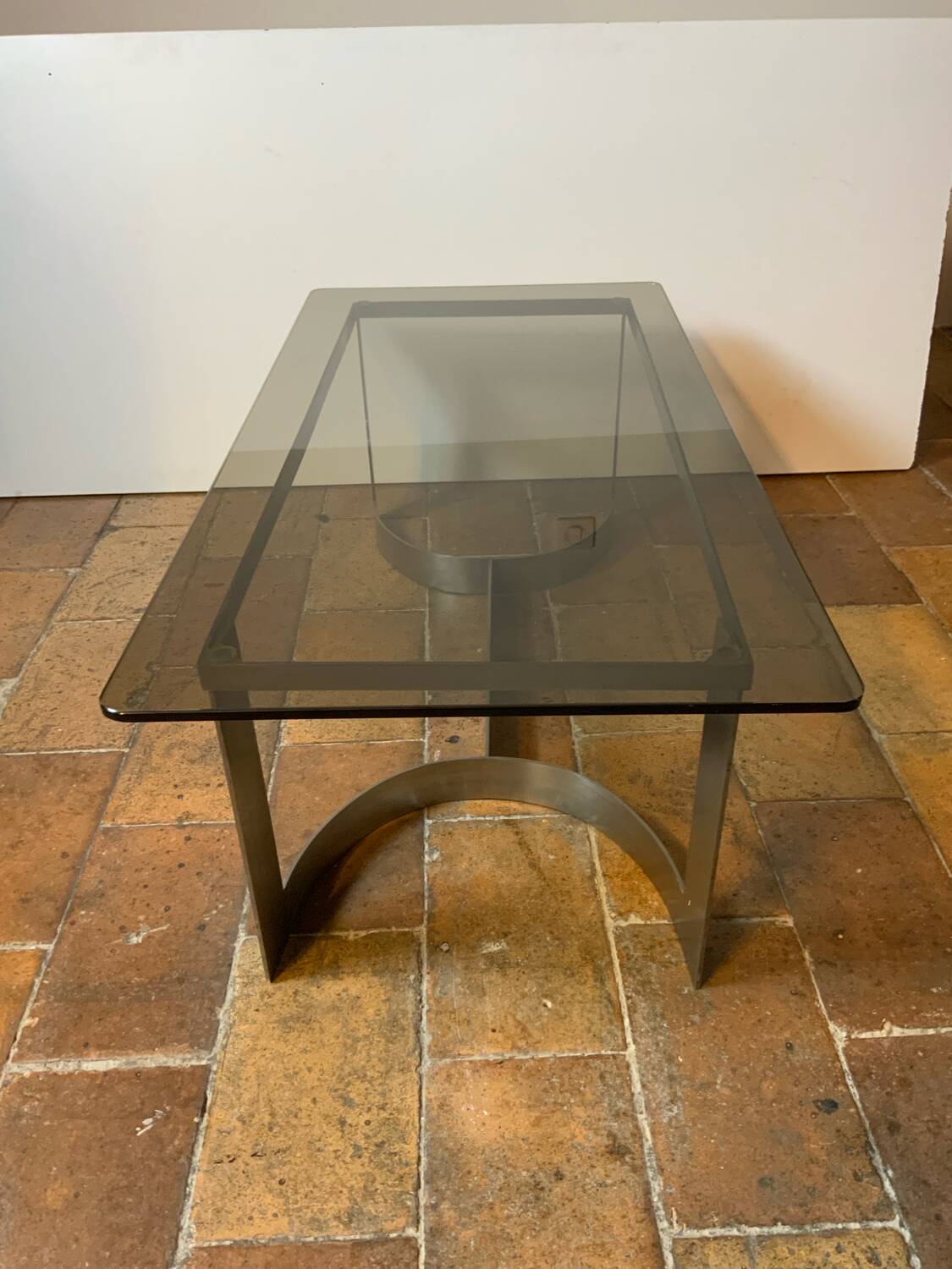 70´ glass coffee table
