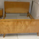 Vintage bed and bedside