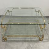 Coffee table Hollywood Regency, Italian of the 70s