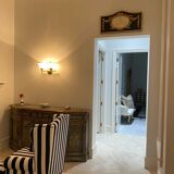 Top of door decorative paneau gilded wood