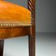 French armchair 19th century leather