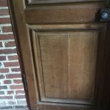 Old passage door in oak