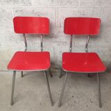 Formica chairs and Plastilux aluminum
