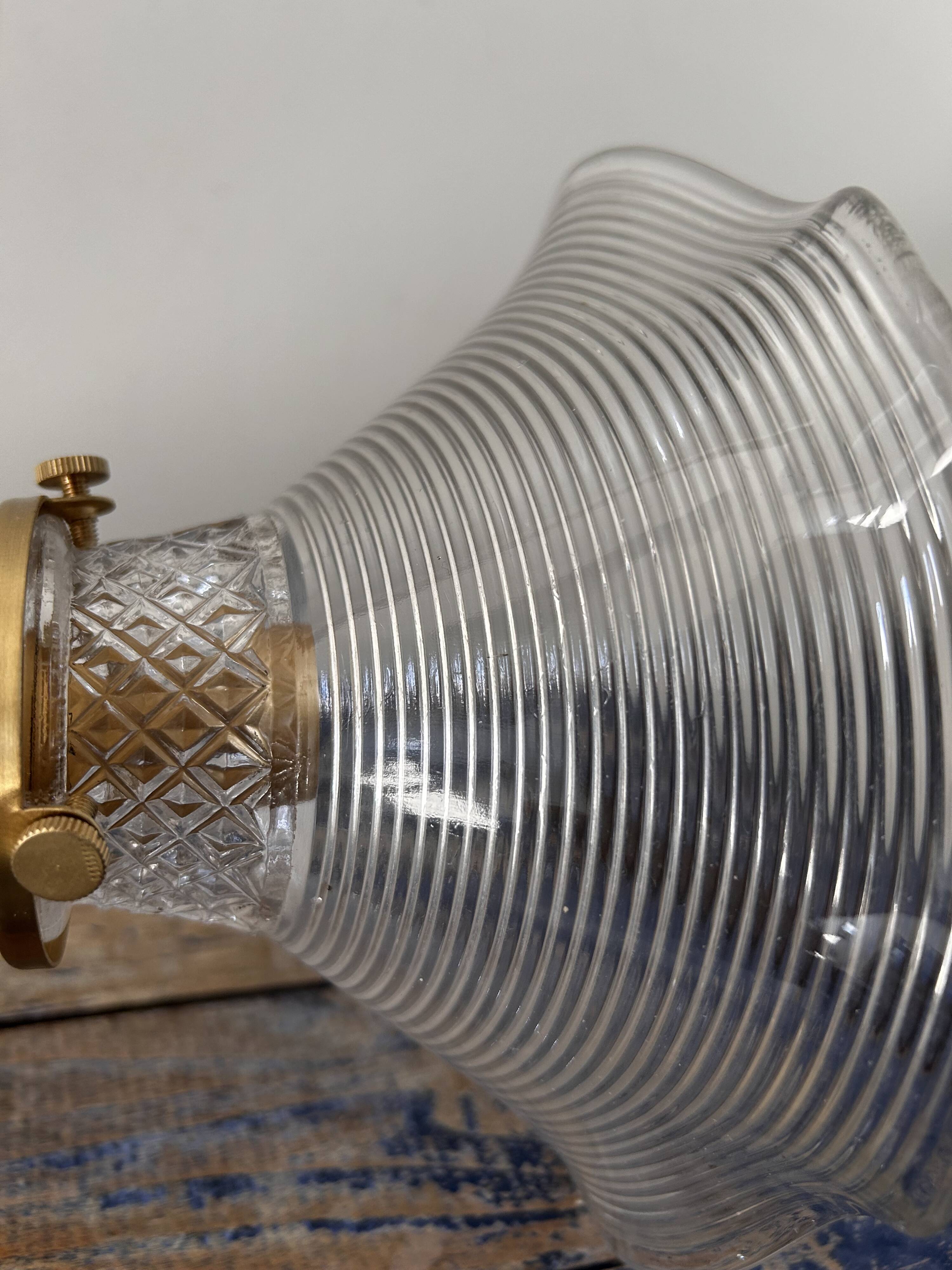 Old tulip wall light