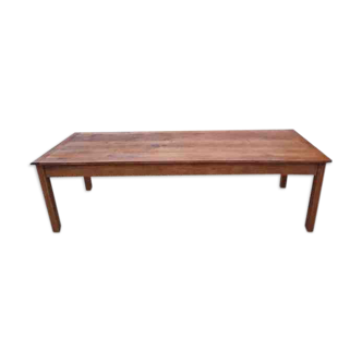 Table de ferme ancienne en chêne 250 cm