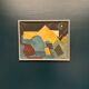 Swedish Oil on Canvas – “Abstract Composition” – Dated 1966 – Vintage