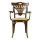 Thonet caned Art Nouveau armchair N°293, circa 1905 - bentwood -