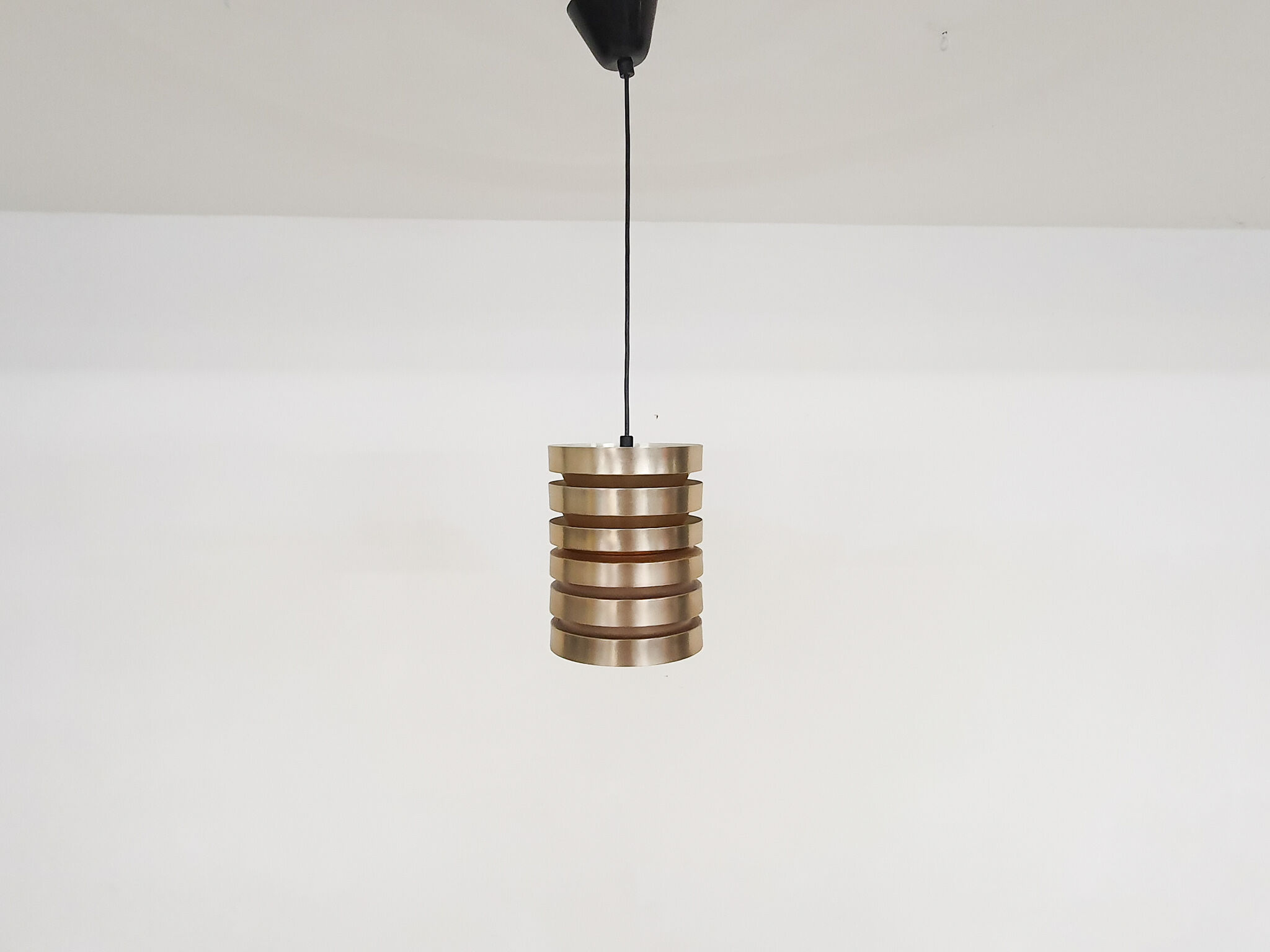 Granhaga Carl Thore Sweden brass pendant light from the 1960s