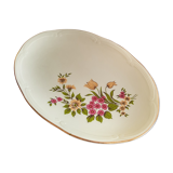 Large oval dish Gien model Floreal - vintage