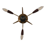 Plafonnier ou applique spoutnik laiton