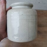 Old Yvetot stoneware mustard pot