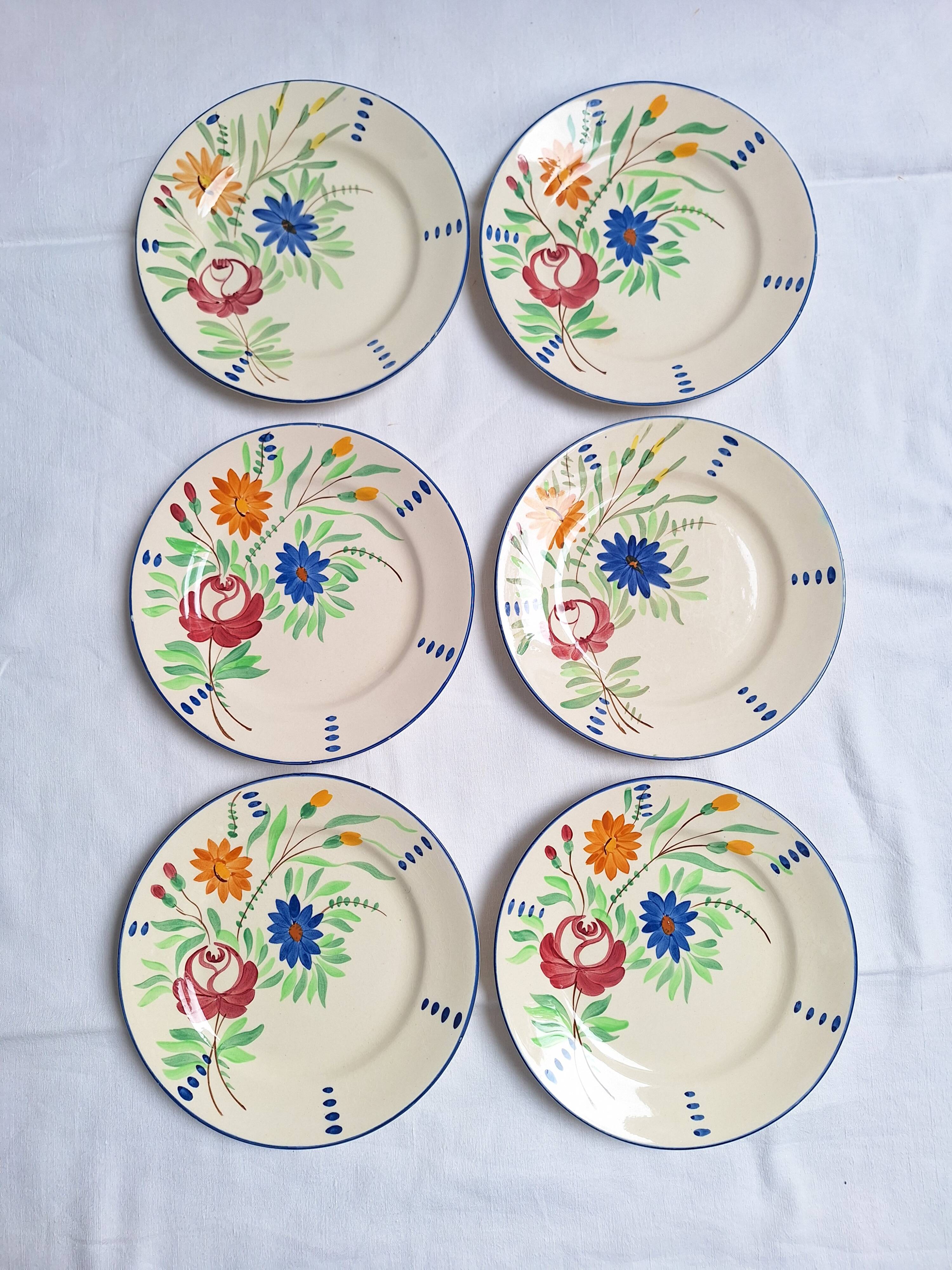Assiettes plates Longchamp
