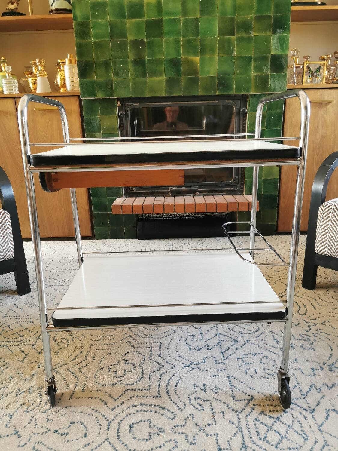 Vintage rolling trolley