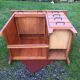Vintage oak desk with 5 drawers and 1 pull.