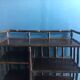 Bamboo rattan shelf