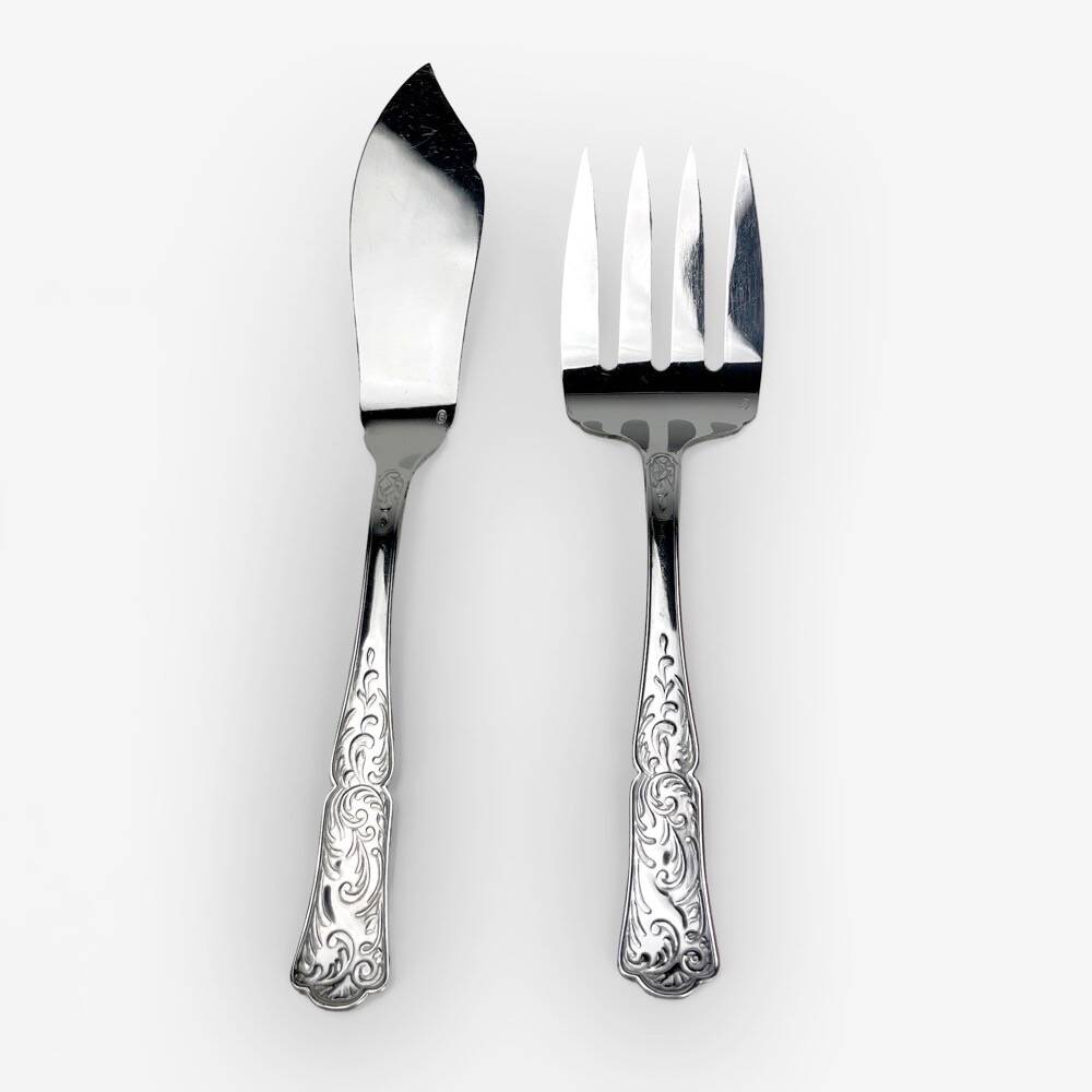 Stainless steel fish set 26 pieces Jean Couzon Orfèvre