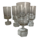 Set of 8 Scandinavian crystal tumbler glasses