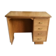 Vintage desk with retractable shelf and 4 drawers - 1960