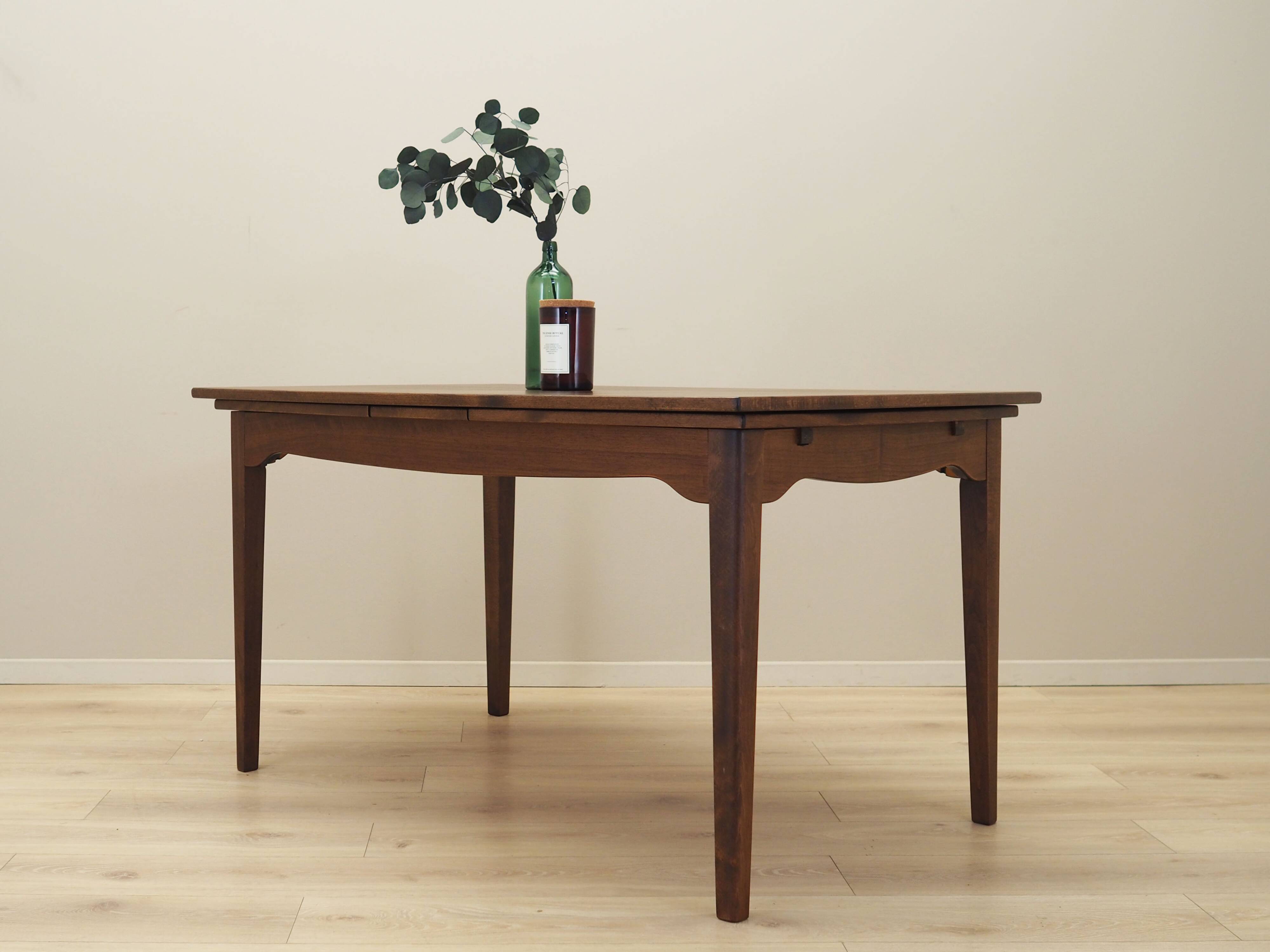 Walnut table, Danish design, 1970s, production: Denmark