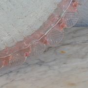 Precious Italian pink Murano glass ceiling fixture, Murano, 1970