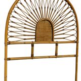 Set of 3 rattan headboards, France 60s