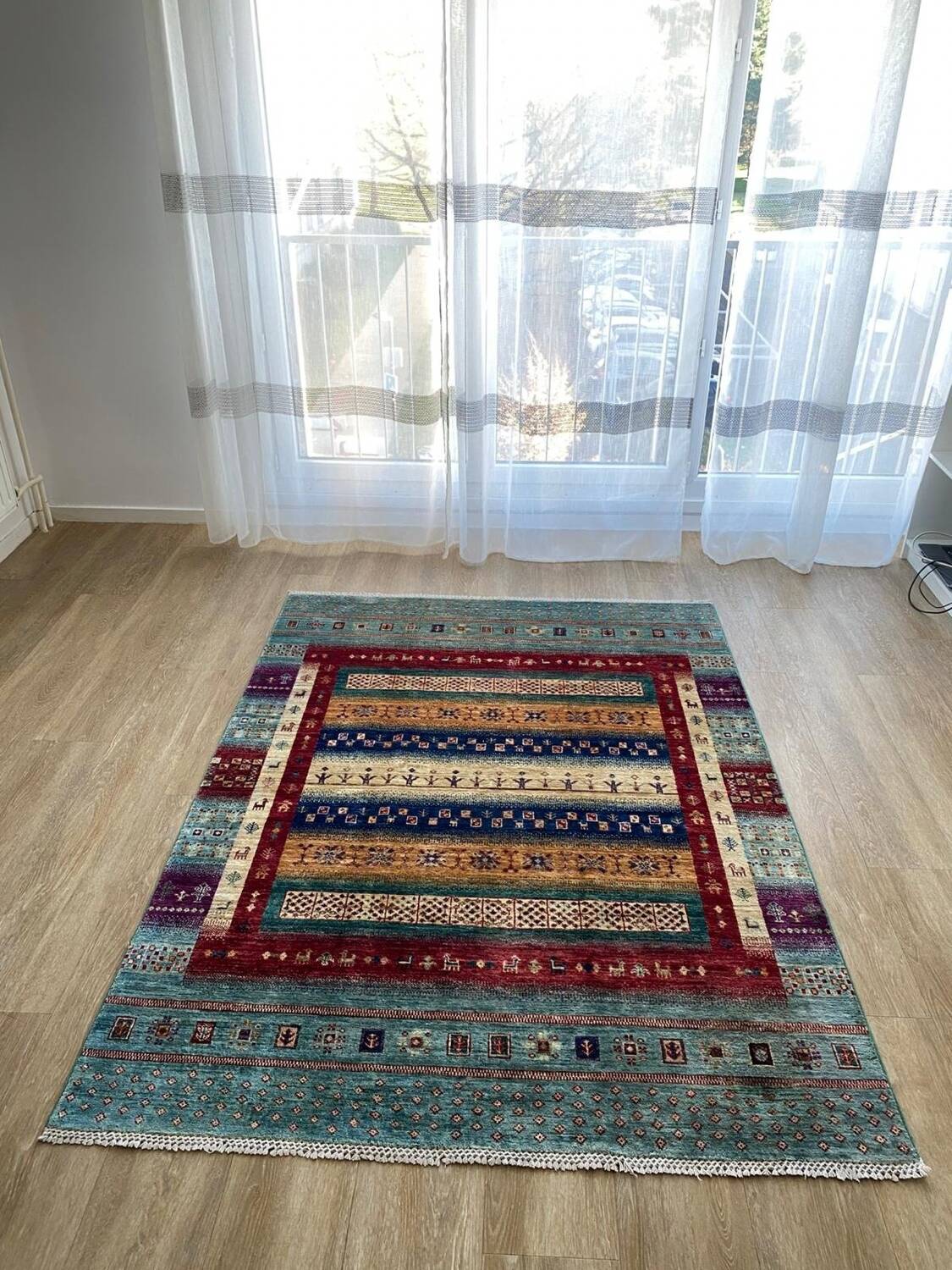 Tapis Afghan - Fait main - Neuf