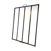 Miroir industriel style verrière ancienne