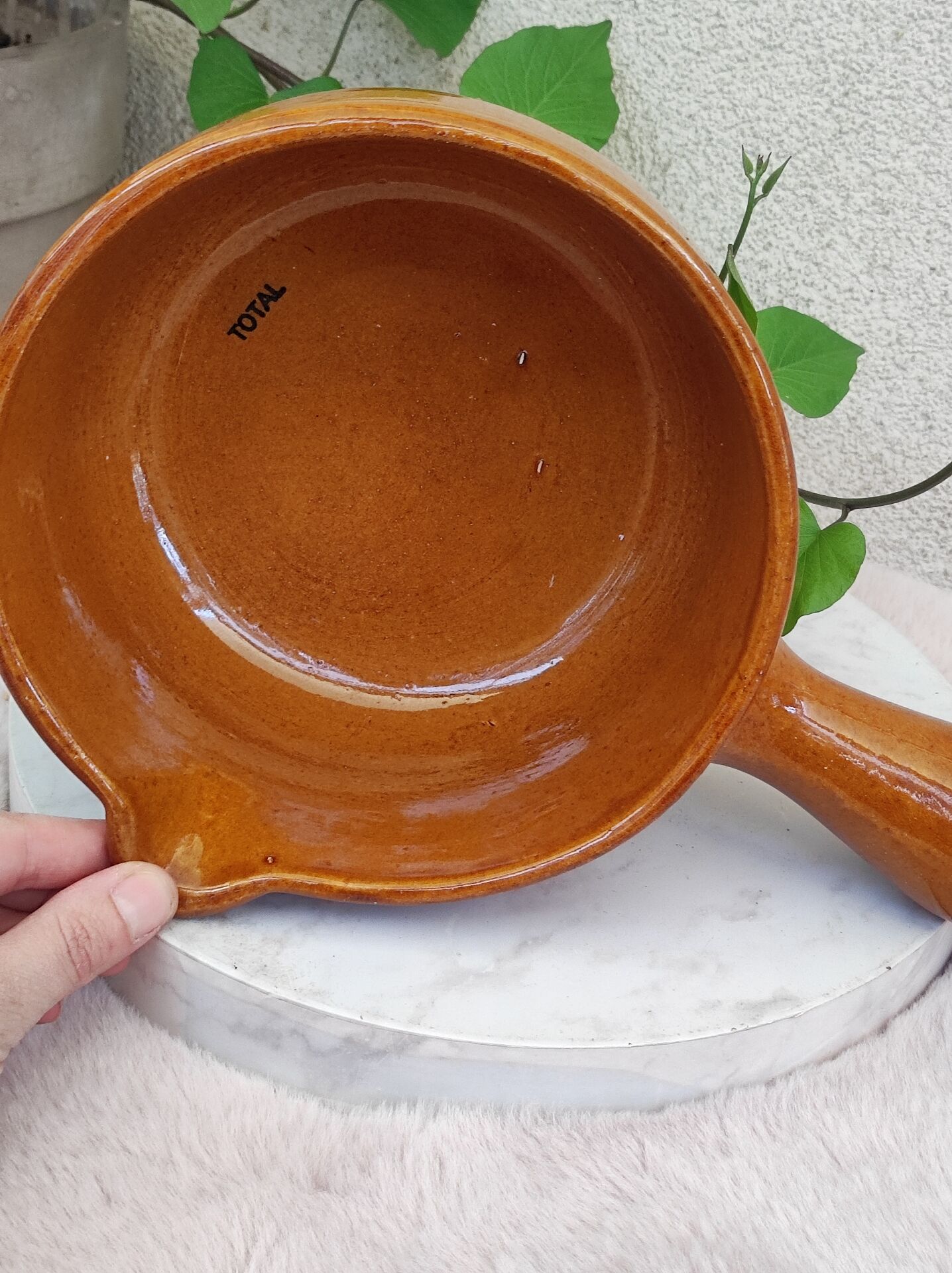 Old terracotta stove