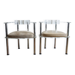 Paire de fauteuils Clubchair - marais