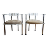 Pair of lucite Clubchair armchairs – Marais International