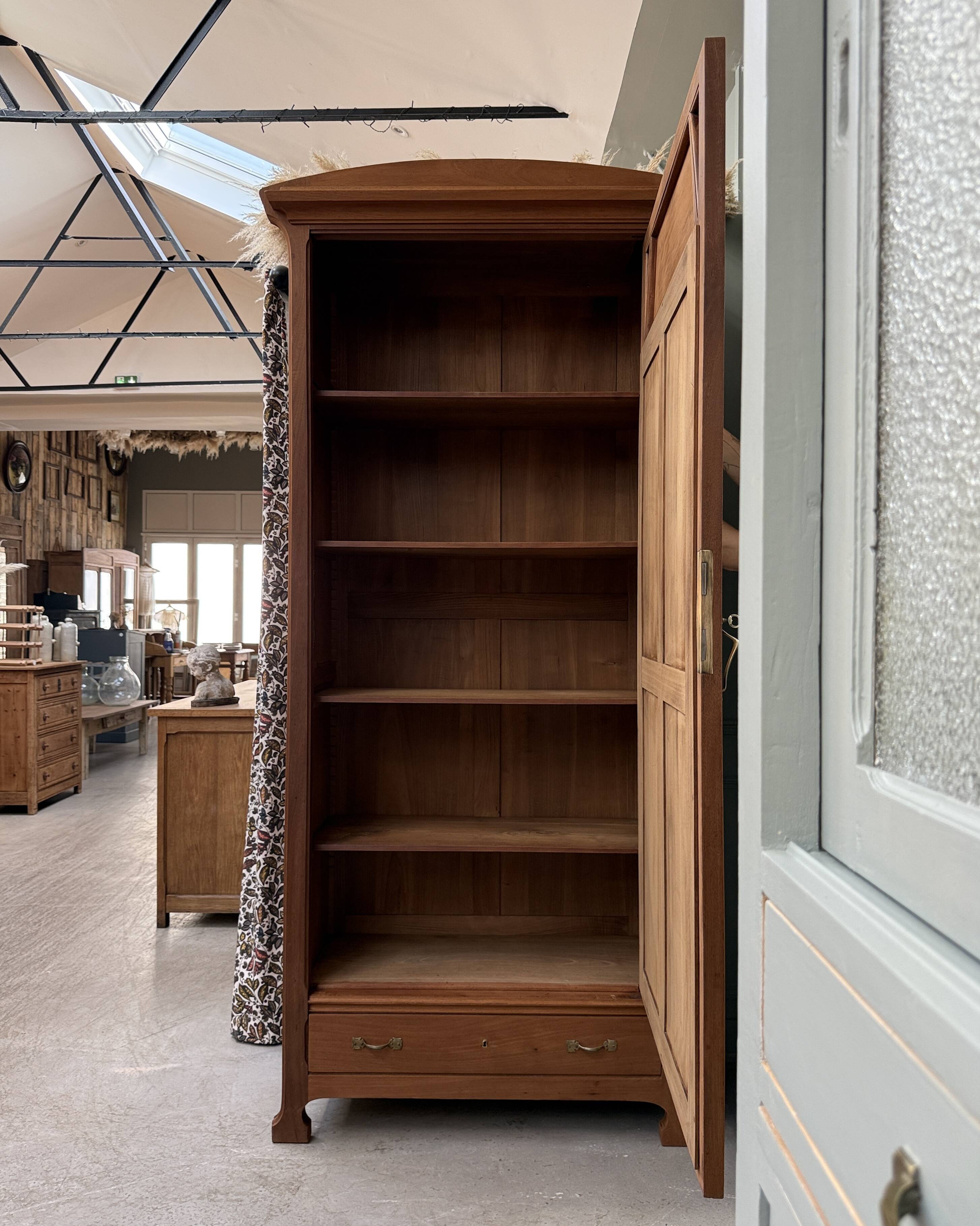 Large Art Nouveau cupboard (renovated)