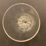 Set de 7 flûtes anciennes en verre soufflé