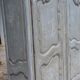 Old cabinet 18th century painted patinated
