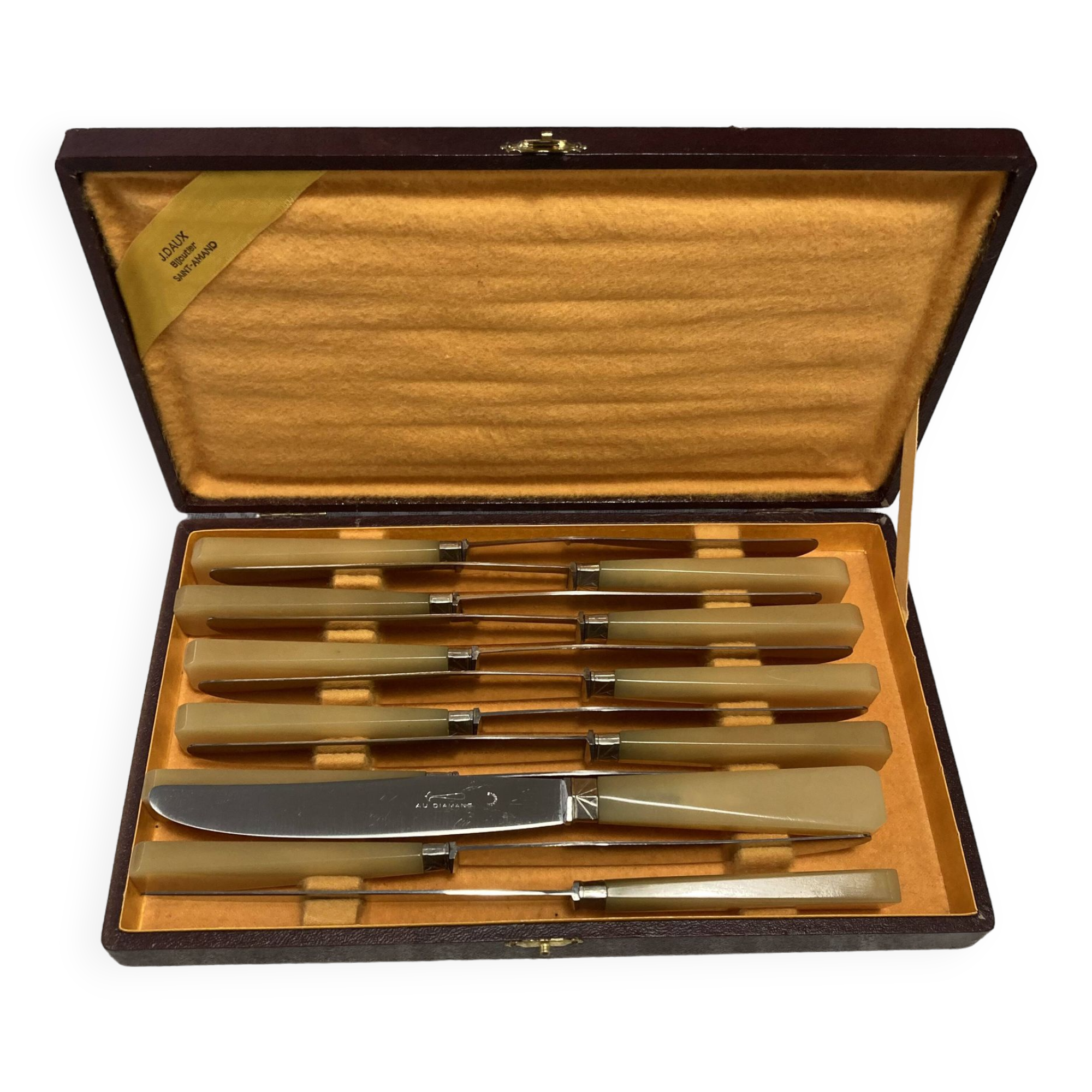 Box of 12 Art Deco knives