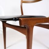 Set Of 6 Dining Room Chairs Model U20 Made In Teak By Johannes Andersen From 1960s