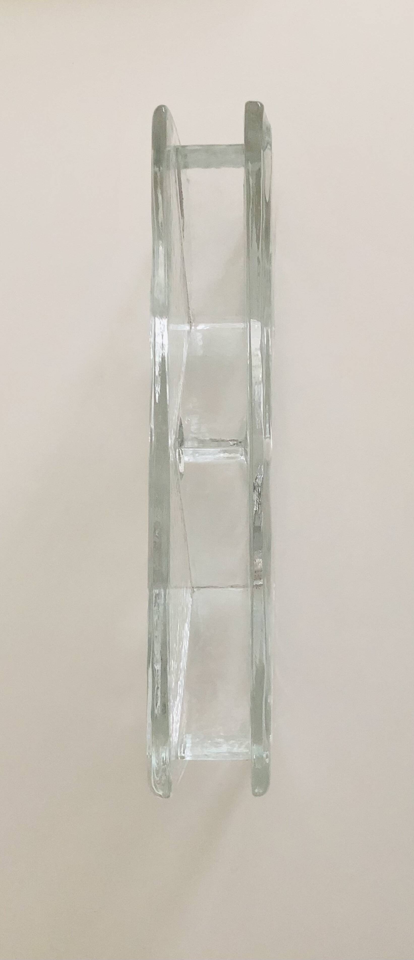 Murano glass pocket emptier by Leucos, Italy 1970s