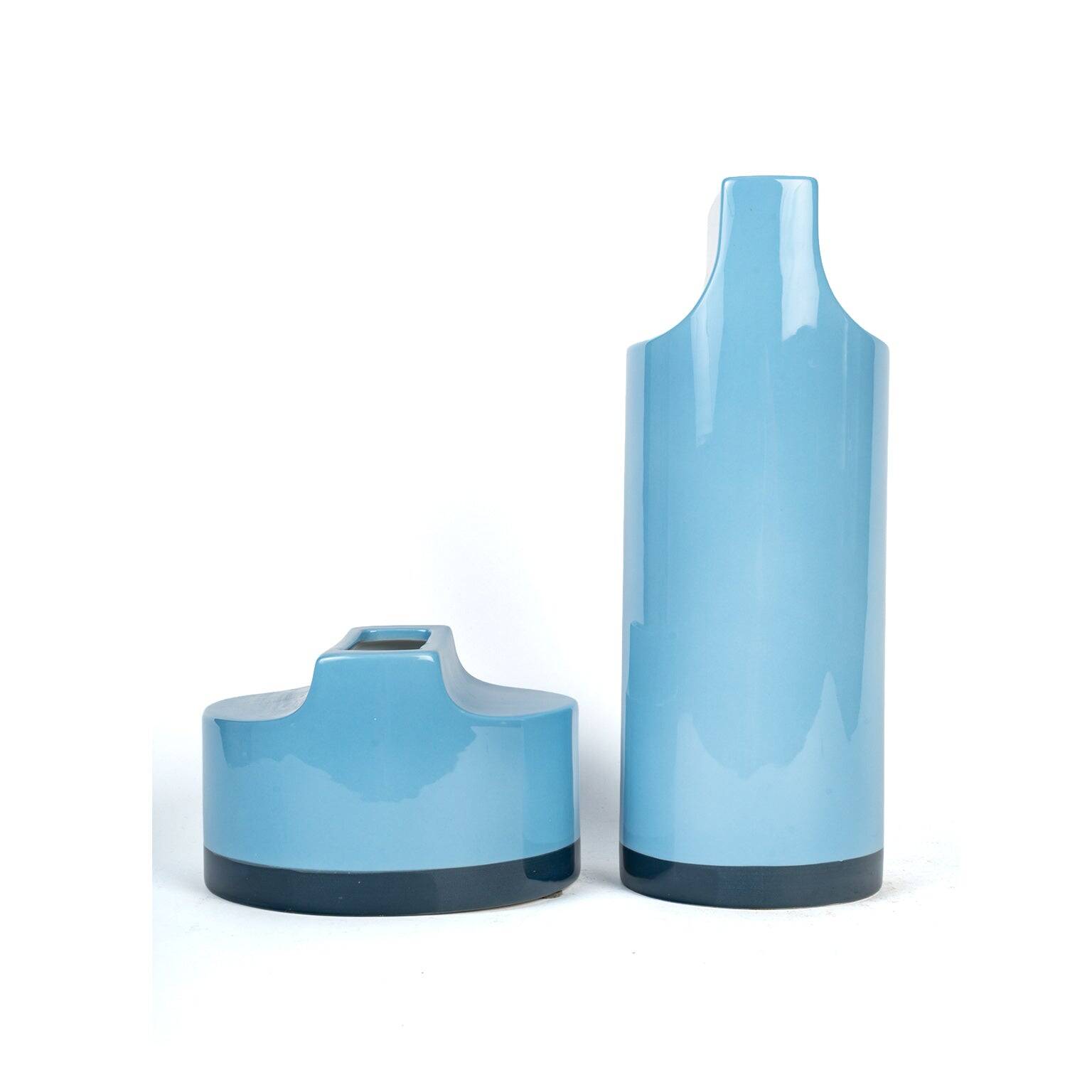 Pair of "Whistle" vases by Ettore Sottsass for Habitat, 2000