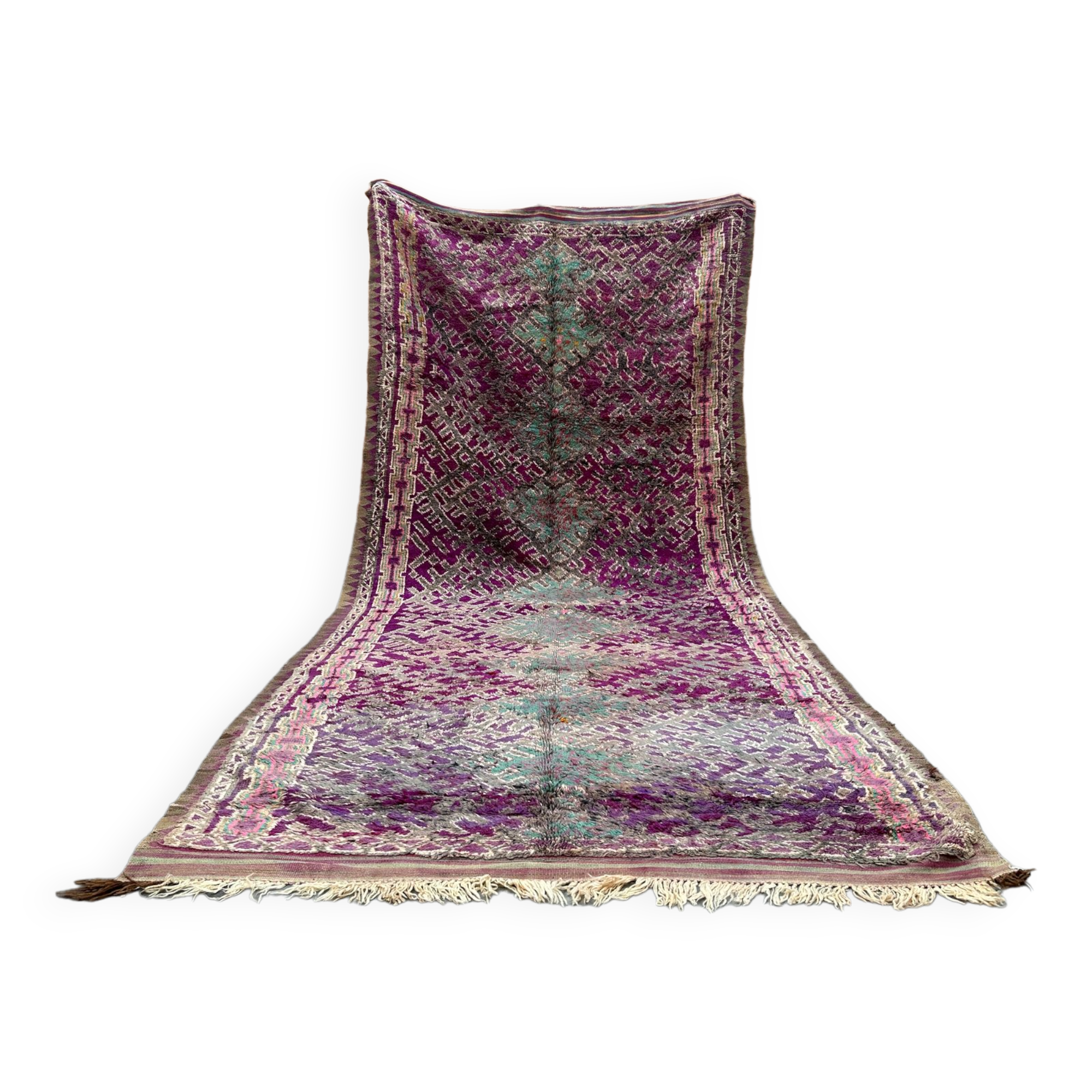 Moroccan carpet - 204 x 460 cm