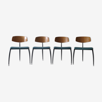 Set of 4 post-modernist dinning chairs