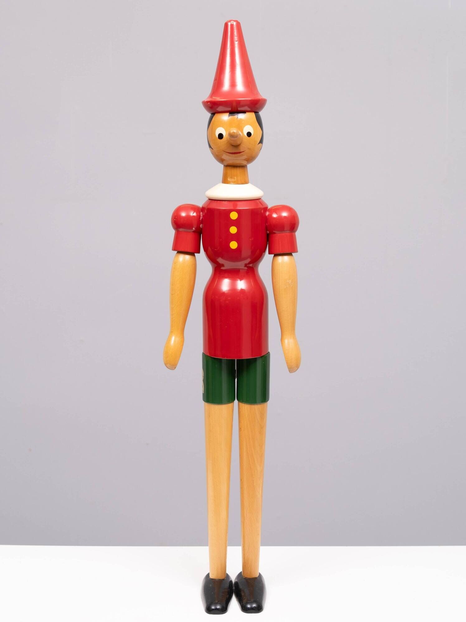 C2 Rainoldi over 37 inch Beech Wood Pinocchio 1980s Italy
