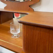 Unique teak dressing table, Scandinavia, 1960s/70s, vintage, mid-c