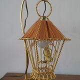 Vintage cage lamp 1960