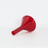 Red Vase from the Industrial Series by A.D. Copier for Glasfabriek Leerdam, 1960s | Largest Version