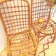 Vintage rattan chair pair "Alice"