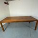 Large teak dining table in mid-century Danish style from the 1960s.