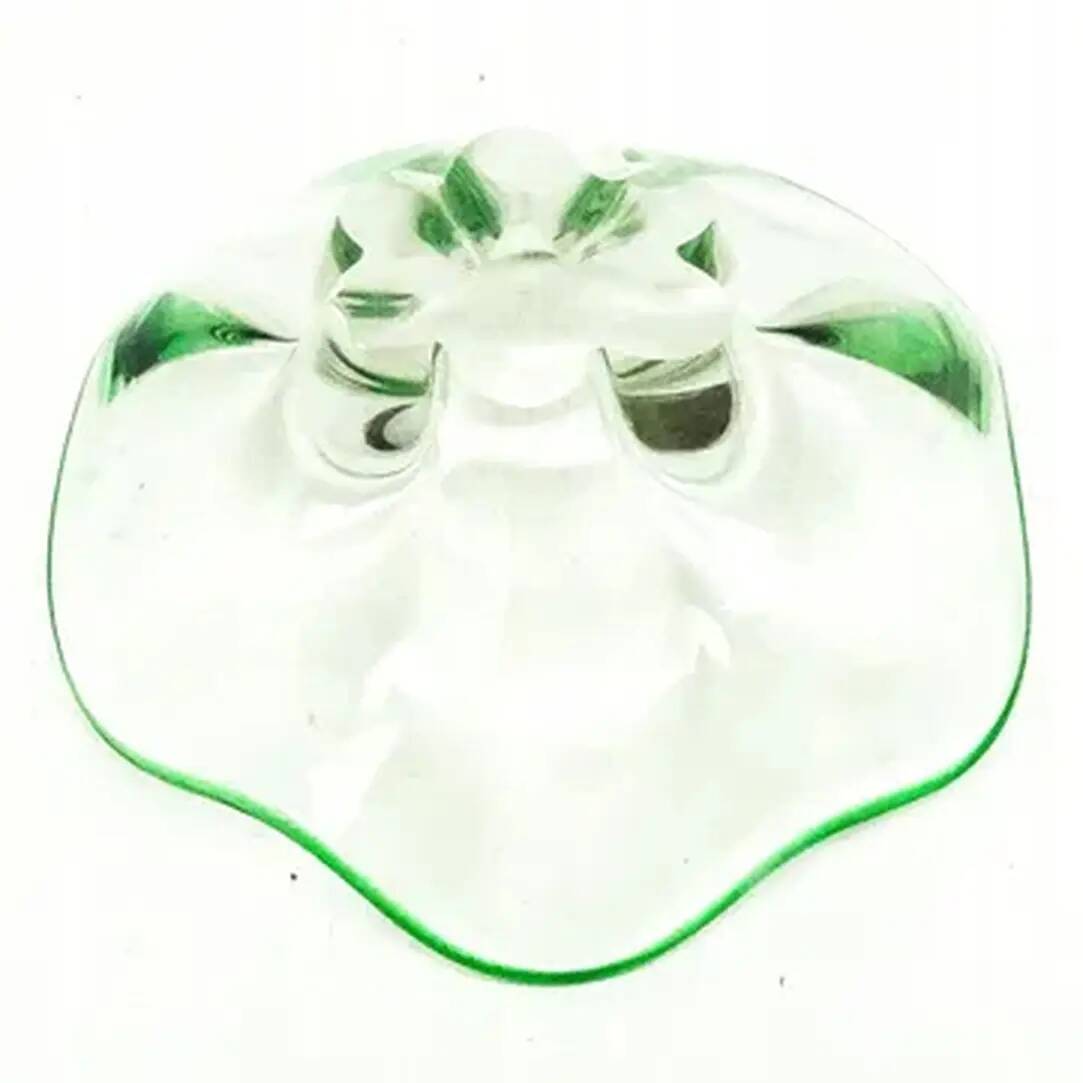 Mid-century modern fruit or nut bowl, glass, Czechoslovakia, 1950s