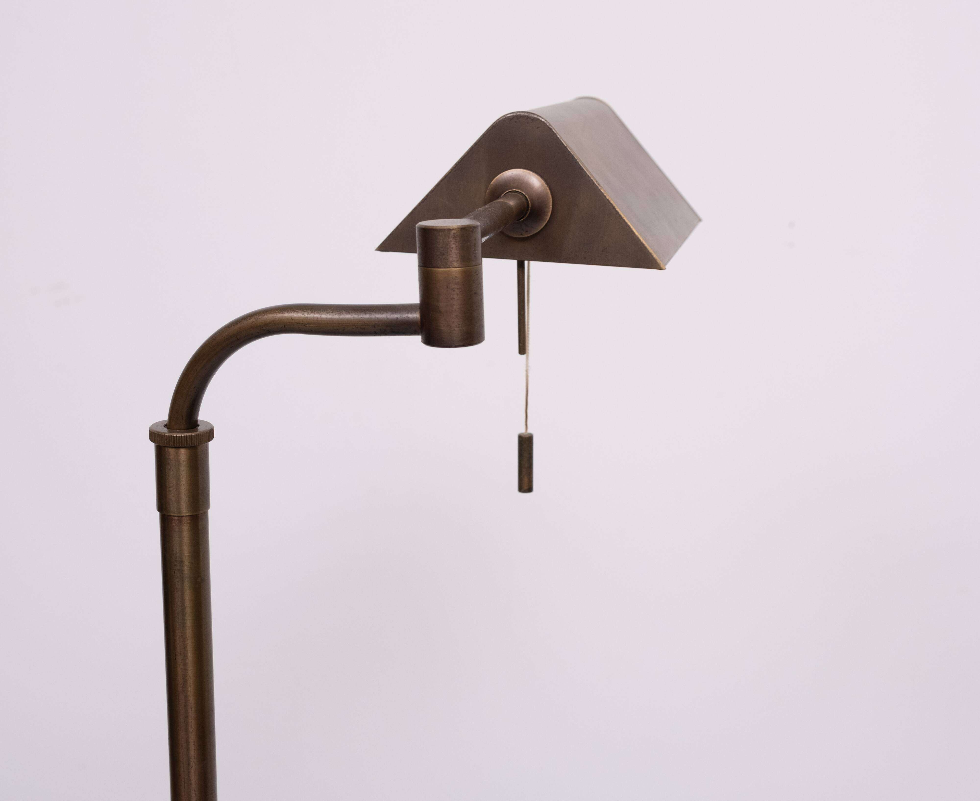 Adjustable library floor lamp, Germany, 1970s